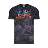 Cloud Black American babe Vintage Tee - NancyCooperArtShop