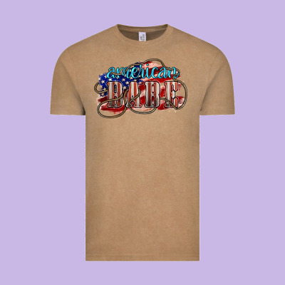 American Babe Vintage Tee Designed By Nancycooperartshop