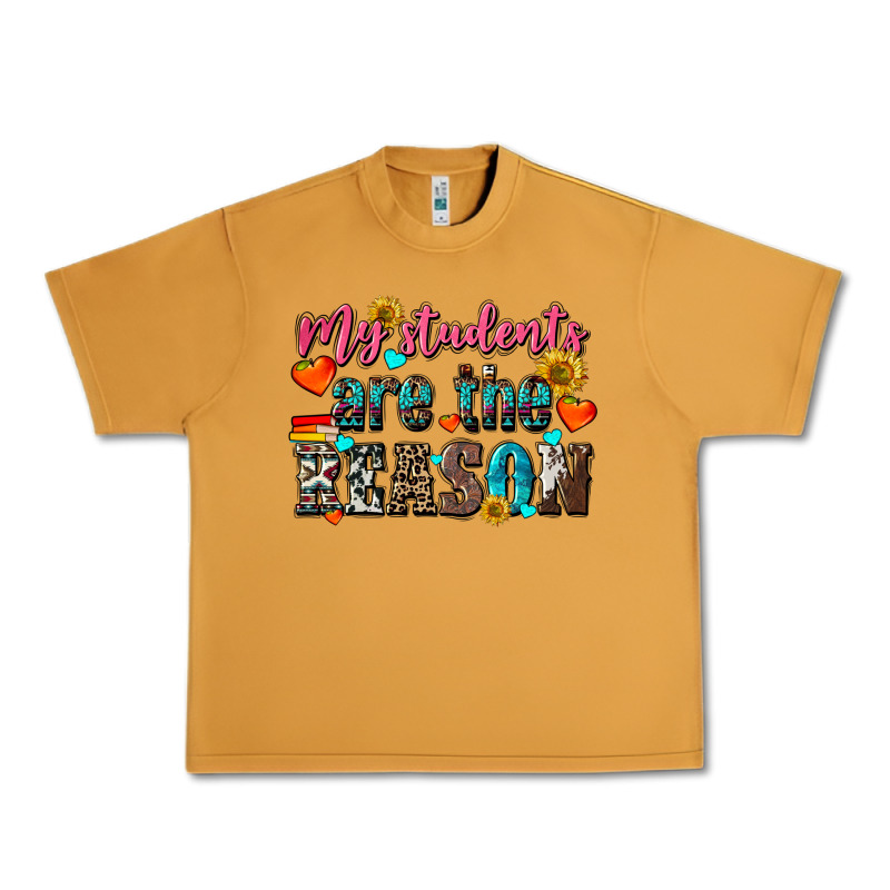 My Students Are The Reason Urban Heavy Tee by NancyCooperArtShop | Teevron