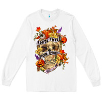 White Sorta sweet sorta spooky Long Sleeve Tee - RanaPortraitStore