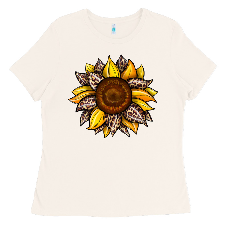 Sunflower Leopard Ladies Tee by JahusDesignShop | Teevron