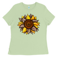 Matcha sunflower leopard Ladies Tee - JahusDesignShop
