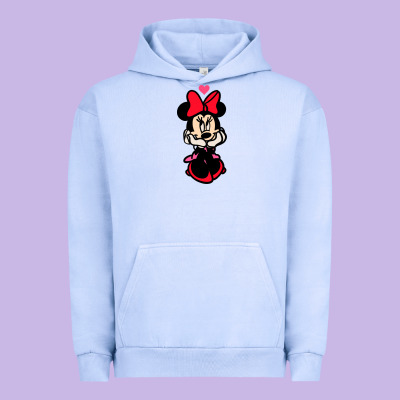 Minnie Mouse Urban Hoodie Designed By Cowhidedigitalart