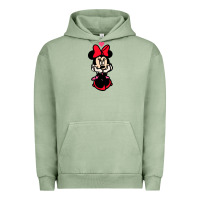 Pigment Oil Green Minnie Mouse Urban Hoodie - CowhideDigitalArt