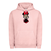 Pigment Salmon Minnie Mouse Urban Hoodie - CowhideDigitalArt