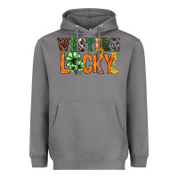 Storm Western lucky with clover St. Patricks day Heavyweight Hoodie - HowdyJamesFarm