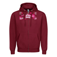 Burgundy burn book Zipper Hoodie - TumblerDesignByShophia
