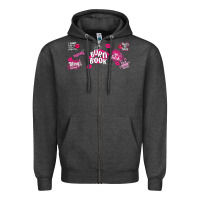 Charcoal Heather burn book Zipper Hoodie - TumblerDesignByShophia