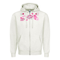Oatmeal Heather burn book Zipper Hoodie - TumblerDesignByShophia
