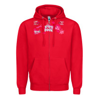 Red burn book Zipper Hoodie - TumblerDesignByShophia