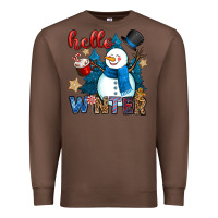 Chestnut hello winter Premium Sweatshirt - OliviaCreatesArt