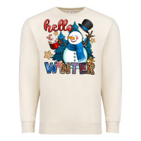 Sandshell hello winter Premium Sweatshirt - OliviaCreatesArt