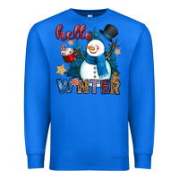 True Royal hello winter Premium Sweatshirt - OliviaCreatesArt