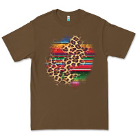 Cacao serape leopard patch Premium Tee - AdoDesignShop