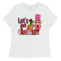 White lets get crackin with nutcrackers ado Ladies Tee - AdoDesignShop