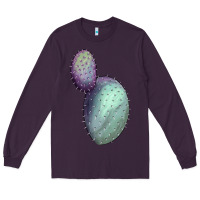 Plum Opunthia Santa Rita Cactus Long Sleeve Tee - LillyAllenDesigns