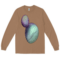 Toasted Coconut Opunthia Santa Rita Cactus Long Sleeve Tee - LillyAllenDesigns