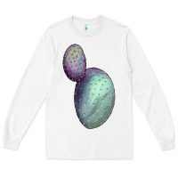 White Opunthia Santa Rita Cactus Long Sleeve Tee - LillyAllenDesigns