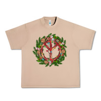 Burro Christmas peace Urban Heavy Tee - MaliasSmallBusiness