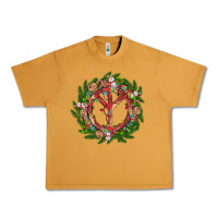 Peanut Butter Christmas peace Urban Heavy Tee - MaliasSmallBusiness