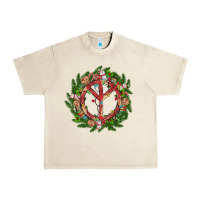 Sandshell Christmas peace Urban Heavy Tee - MaliasSmallBusiness