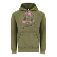 Skeleton Ballerina Vintage Hoodie | Teevron