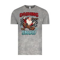 Cloud Rock dashing through the snow Vintage Tee - MaliasSmallBusiness