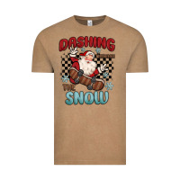 Vintage Coffee dashing through the snow Vintage Tee - MaliasSmallBusiness