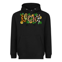 Black Western lucky St. Patrick's Day Heavyweight Hoodie - CowGirlArtShop