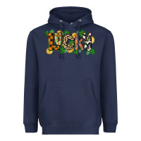 Navy Western lucky St. Patrick's Day Heavyweight Hoodie - CowGirlArtShop