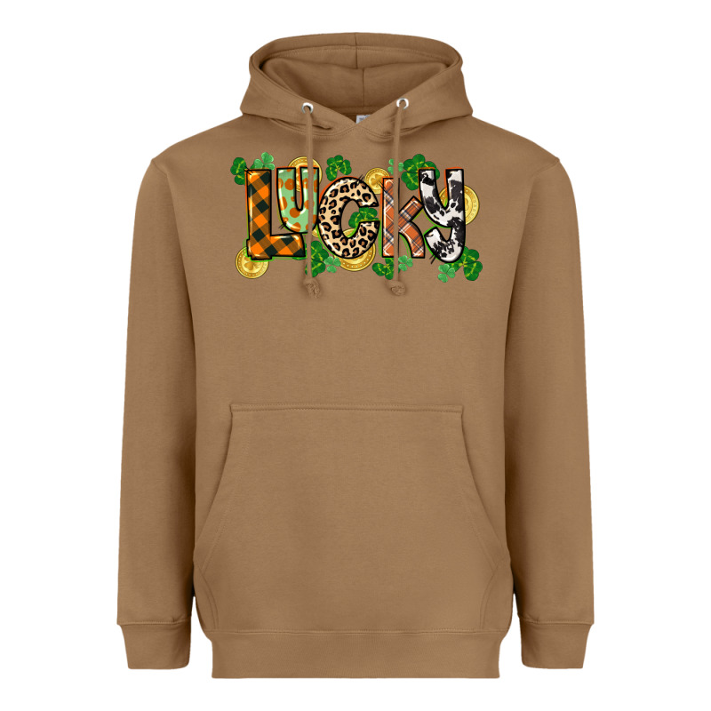 Western Lucky St. Patrick's Day Heavyweight Hoodie by CowGirlArtShop | Teevron