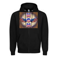 Black American mom Zipper Hoodie - TumblerDesignByShophia