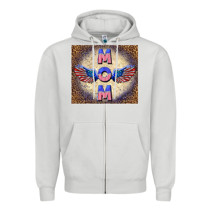American Mom Zipper Hoodie by TumblerDesignByShophia | Teevron