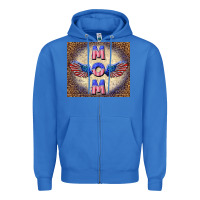 True Royal American mom Zipper Hoodie - TumblerDesignByShophia