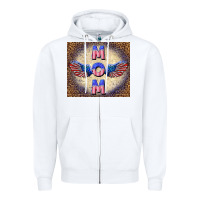 White American mom Zipper Hoodie - TumblerDesignByShophia