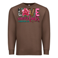 Chestnut love never fails Premium Sweatshirt - OliviaCreatesArt