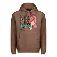 Chestnut Mama Junkie Mother's Day Premium Hoodie - CowGirlArtShop