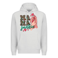 Dove Grey Mama Junkie Mother's Day Premium Hoodie - CowGirlArtShop