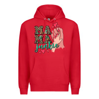 Red Mama Junkie Mother's Day Premium Hoodie - CowGirlArtShop