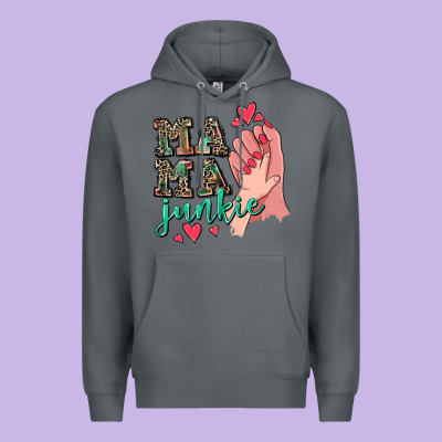 Mama Junkie Mother's Day Premium Hoodie Designed By Cowgirlartshop