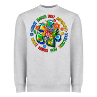 Heather Grey what makes you different is what makes you beautif Heavyweight Sweatshirt - Artiststas