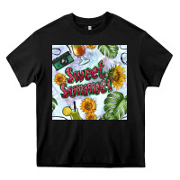 Black sweet summer seamless pattern Heavy Core Tee - BundleAndBundleShop