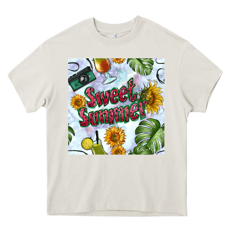 Sweet Summer Seamless Pattern Heavy Core Tee by BundleAndBundleShop | Teevron