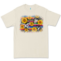 Bone serape cowhide sunflower background Premium Tee - AdoDesignShop