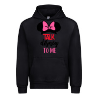 Black Minnie Mouse Urban Hoodie - CowhideDigitalArt