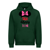 Forest Green Minnie Mouse Urban Hoodie - CowhideDigitalArt