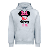 Heather Grey Minnie Mouse Urban Hoodie - CowhideDigitalArt