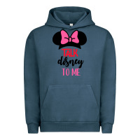 Pigment Midnight Navy Minnie Mouse Urban Hoodie - CowhideDigitalArt