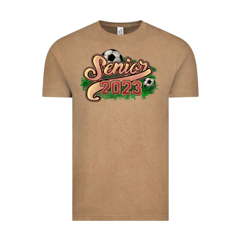 Senior 2023 Soccer Vintage Tee by NancyCooperArtShop | Teevron