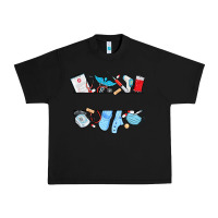 Black custom name nurse Urban Heavy Tee - MaliasSmallBusiness